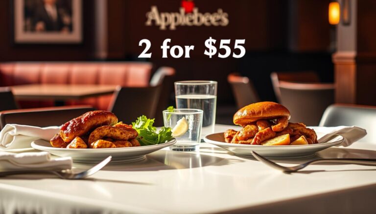 2 for $25 Applebee's Menu with Prices