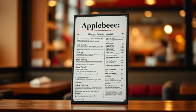 Applebee's Allergen Menu
