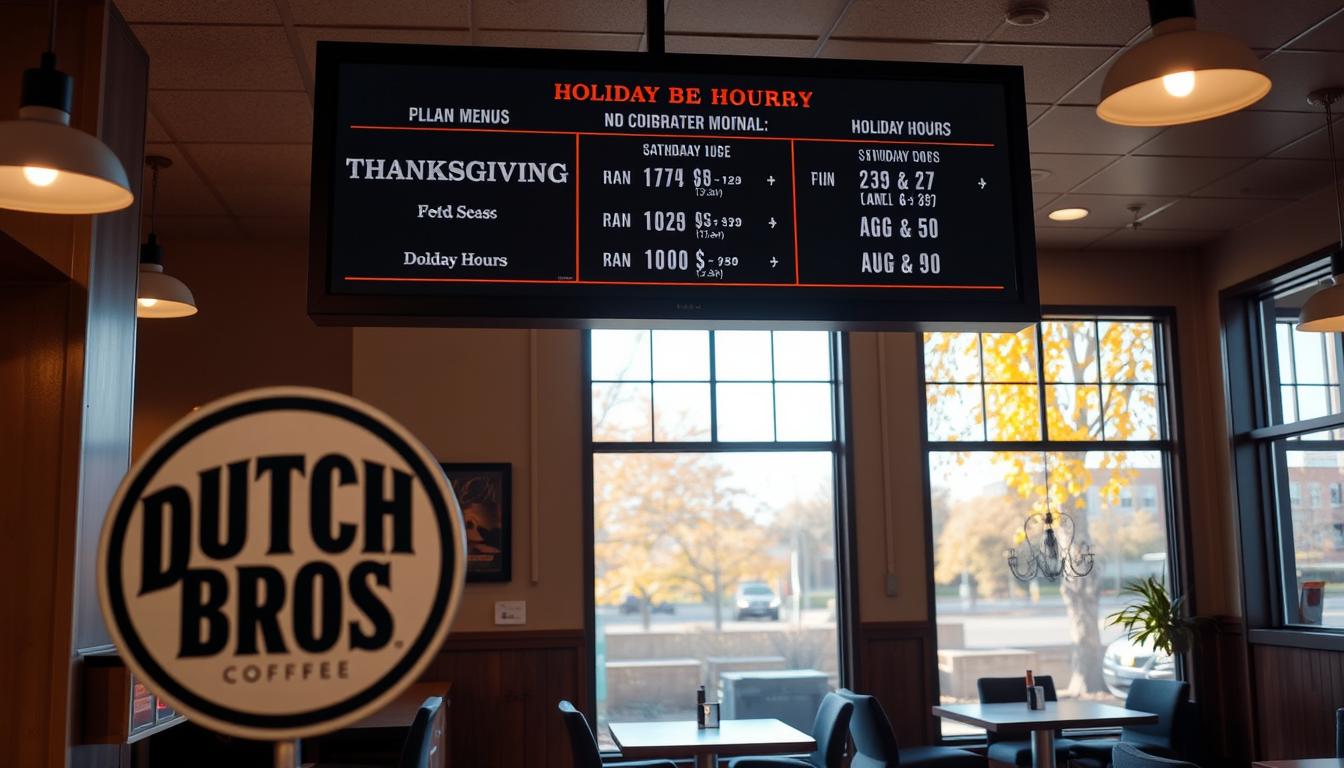 is dutch bros open on thanksgiving
