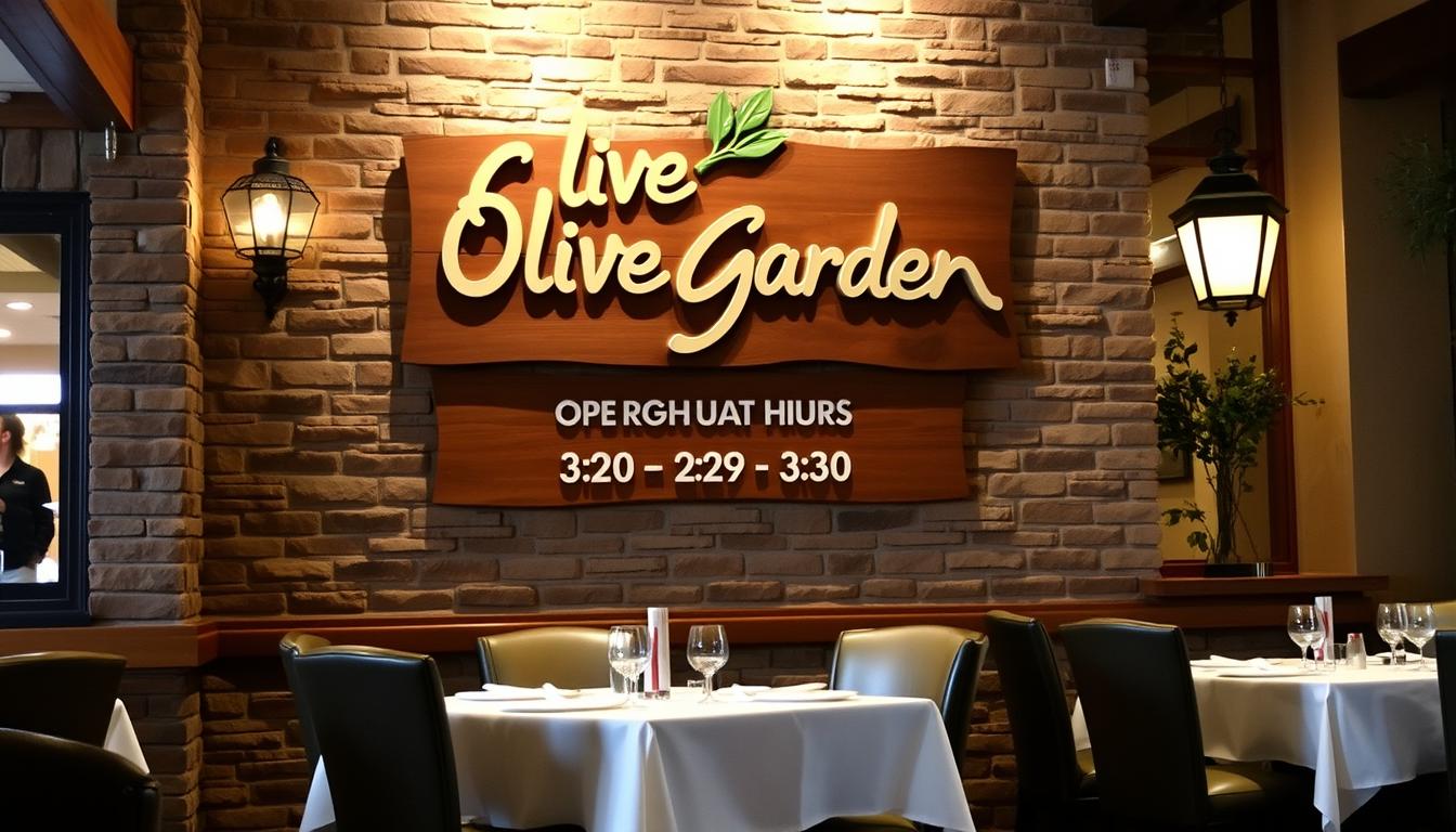 olive garden hours