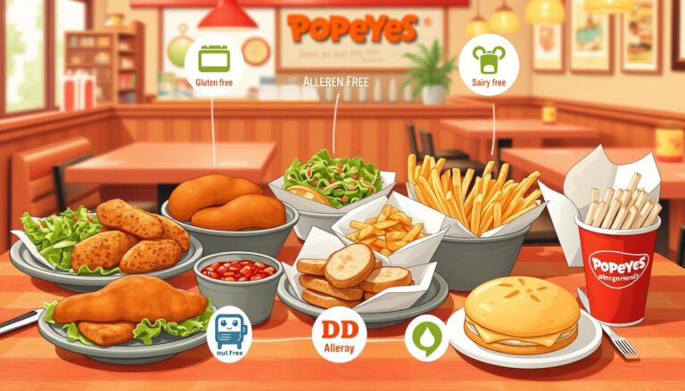 popeyes allergen menu