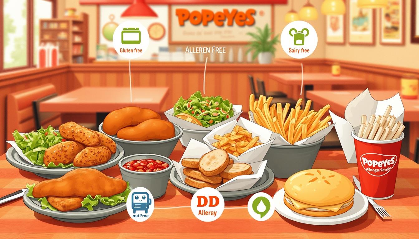 popeyes allergen menu