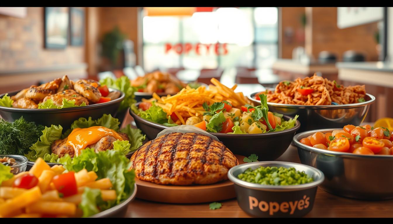 popeyes nutrition menu