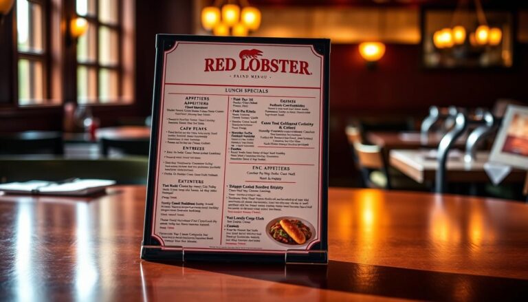 red lobster lunch hours