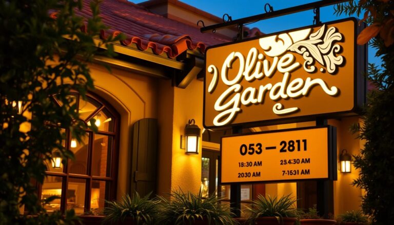 what time does olive garden open and close